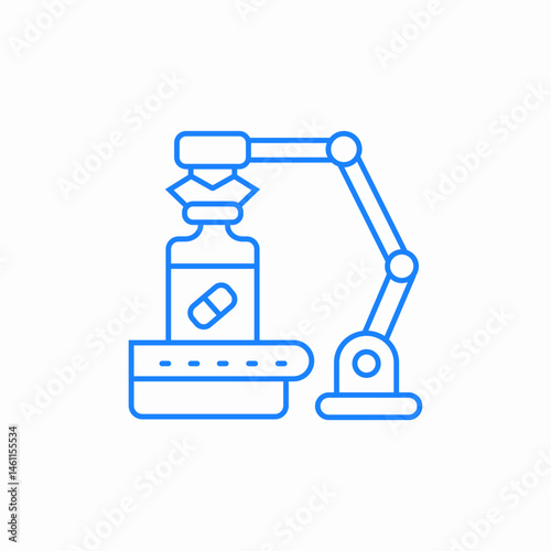 automation science icon sign vector