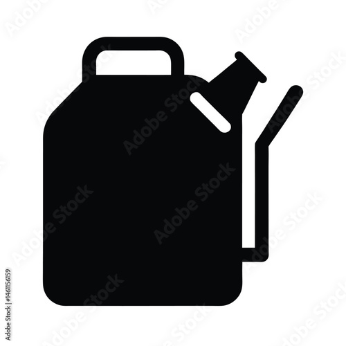 gas can black silhouette