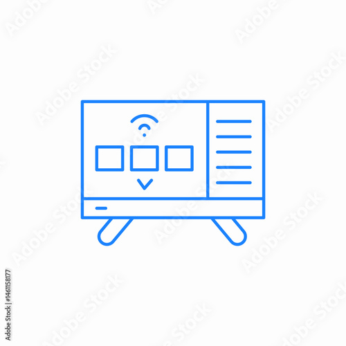 control panel icon sign vector