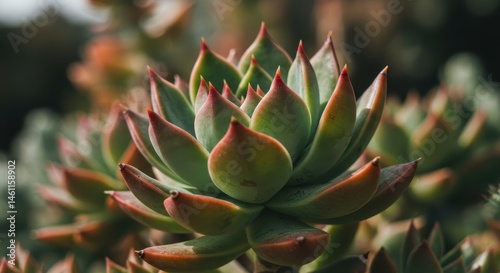 Majestic Echeveria Succulent Close-Up: A Botanical Masterpiece
