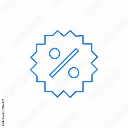 discount tag icon sign vector