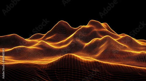 Abstract digital landscape (90)