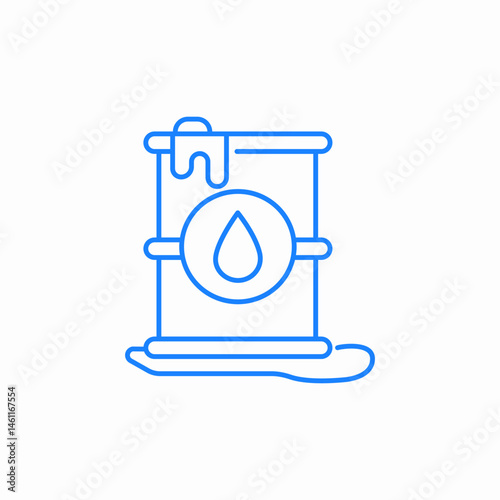 oil spill icon sign vector