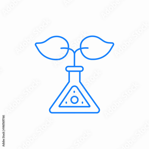 plant growth icon sign vector