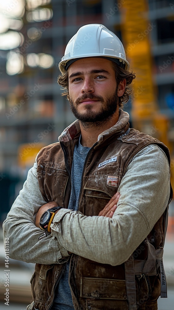 Construction worker portrait (2) Construction worker portrait (2)