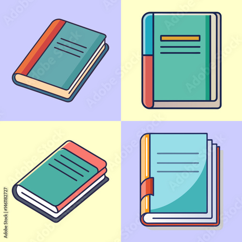 vector set of business cards