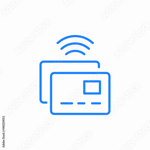 credit cards icon sign vector
