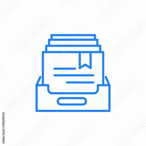 folder documents icon sign vector