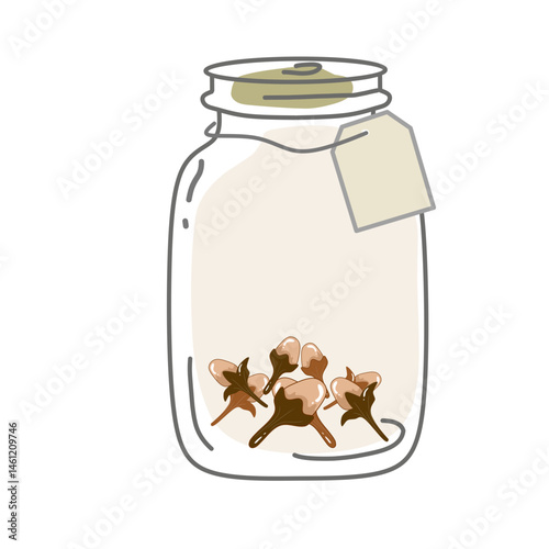 Spices in jar