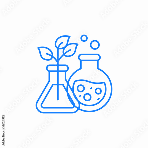 lab experiment icon sign vector