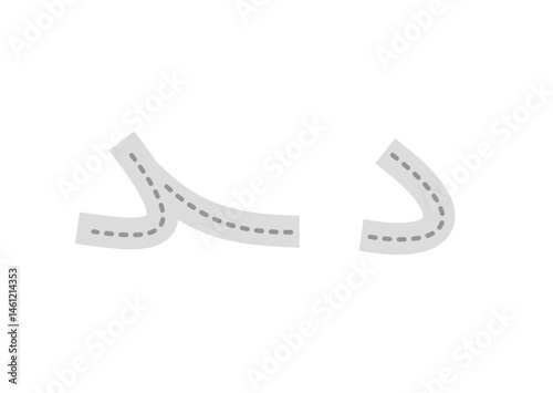 Tracing arabic connected letter form. Tracing hijaiyah letter for kids