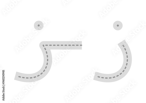 Tracing arabic connected letter form. Tracing hijaiyah letter for kids
