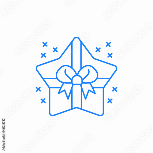 star present icon sign vector