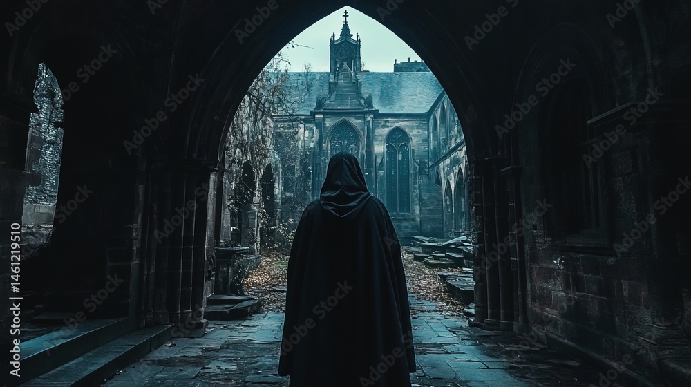 Dark Passage Through an Ancient Cathedral Dark Passage Through an Ancient Cathedral