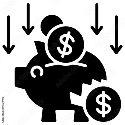 Financial Crisis Icon