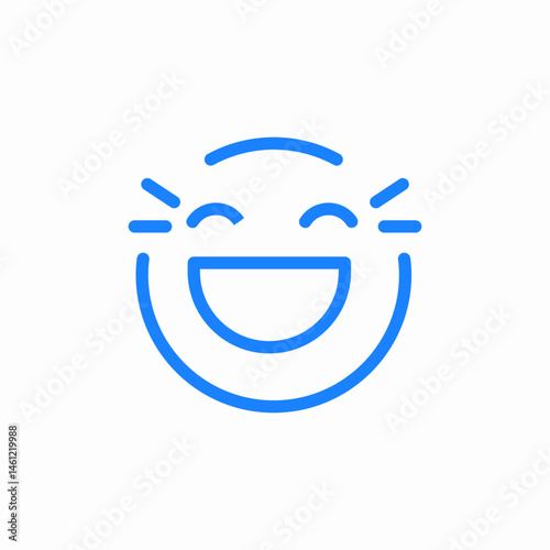 tears joy icon sign vector