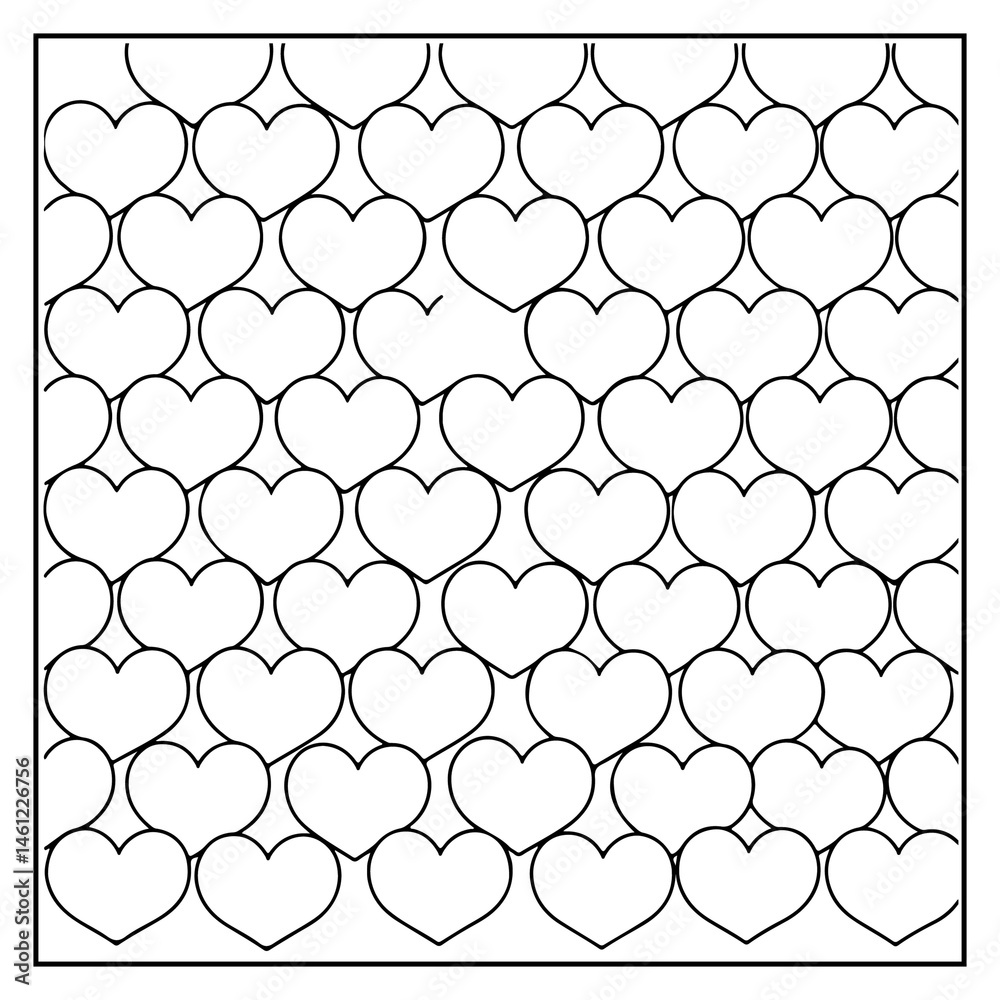 Fototapeta premium Comfy Patterns Bold and Easy Coloring Book for Kids and Adults