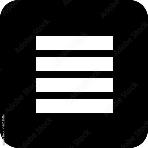 Ícones de Menu Minimalistas em Estilo Flat – UI/UX, Web e Mobile, perfeitos para interfaces de usuário (UI/UX), design de aplicativos mobile, web - Minimalist Menu Icons in Flat Style – UI/UX, Web