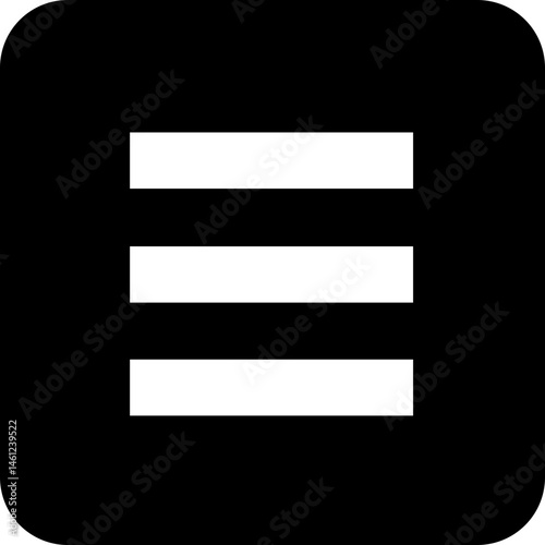 Ícones de Menu Minimalistas em Estilo Flat – UI/UX, Web e Mobile, perfeitos para interfaces de usuário (UI/UX), design de aplicativos mobile, web - Minimalist Menu Icons in Flat Style – UI/UX, Web