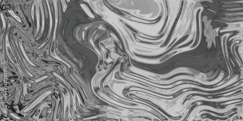 Abstract grayscale illustration featuring fluid flowing shapes and wavy patterns evoking a sense of organic movement and depth ideal for modern design projects