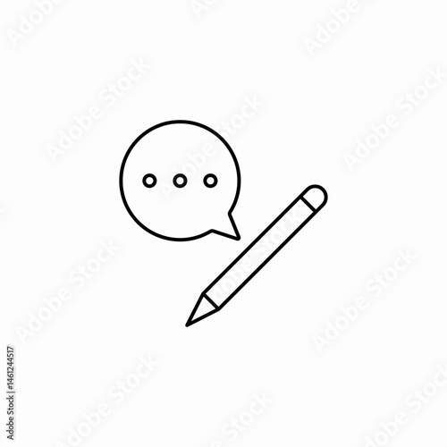 chat bubble icon sign vector