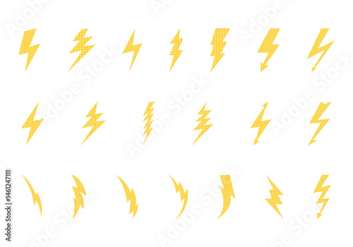 Halftone Flash Lighting Element Set