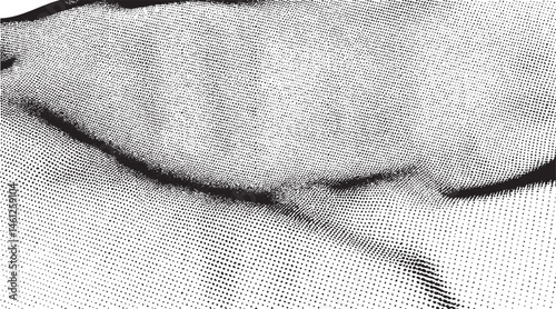 A close-up portrait showcases a person's eyelids gently closed in repose.