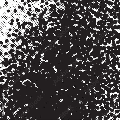 A dynamic textured transitions from dark to light gray.