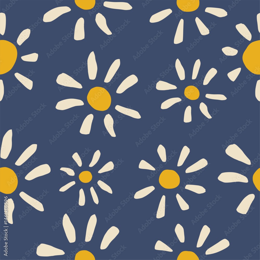 Hand drawn floral pattern design, seamless abstract floral pattern Hand drawn floral pattern design, seamless abstract floral pattern