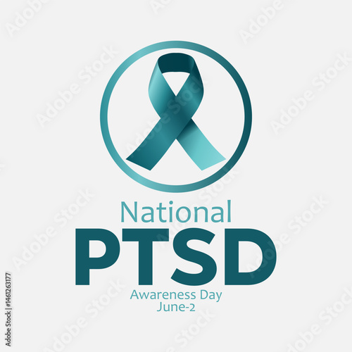 vector graphic of International PTSD Awareness Day, ideal for International PTSD Awareness Day celebration.