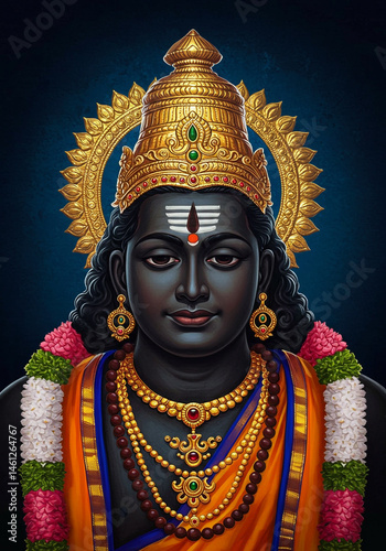Majestic Portrait of Lord A...