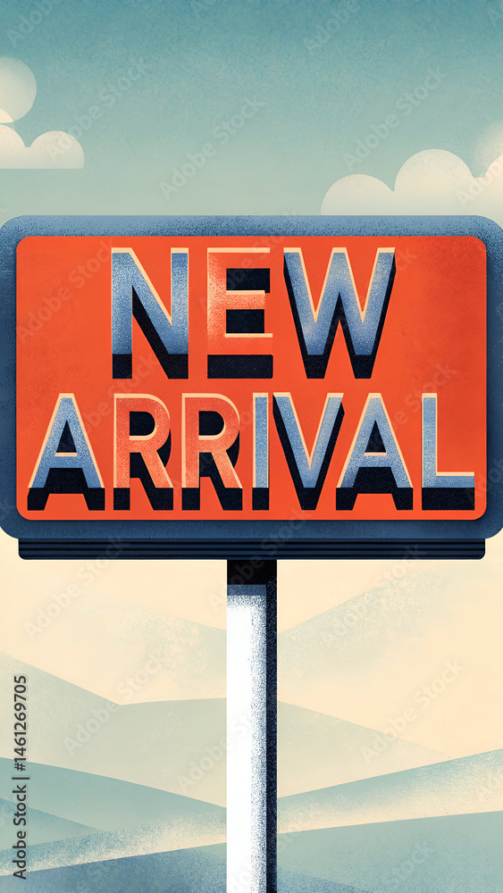Obraz premium A sleek and modern neon sign, glowing brightly with a 