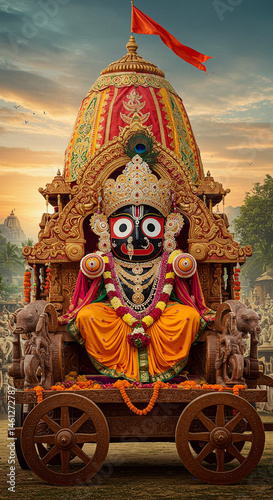 Majestic Jagannath Rath Yatra Festival