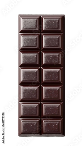 milk chocolate on white background
