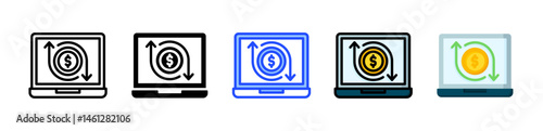 Price Fluctuation Icon Collection With Multiple Styles