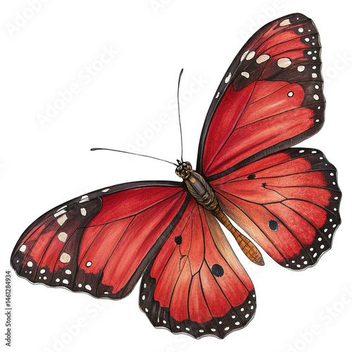 butterfly isolated on white