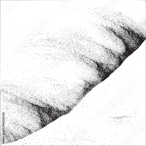 A textured speckled surface creates a dramatic diagonal