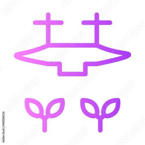 drone gradient icon
