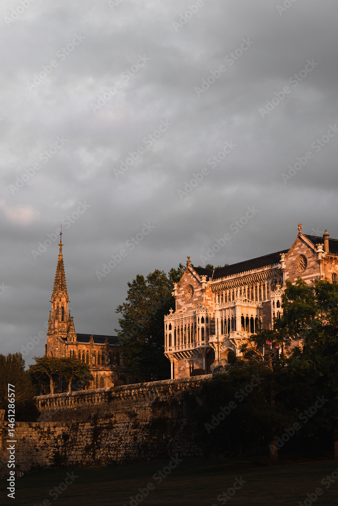 Fototapeta premium Palacio de Sobrellano, Comillas, Cantabria, Spain