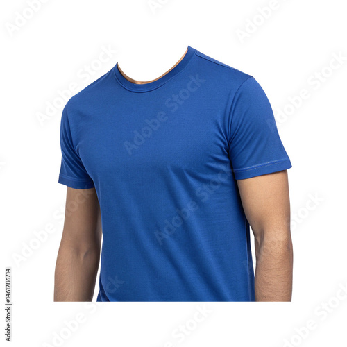 blue t shirt
