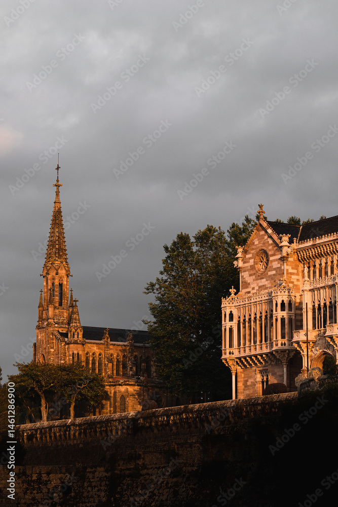 Fototapeta premium Palacio de Sobrellano, Comillas, Cantabria, Spain