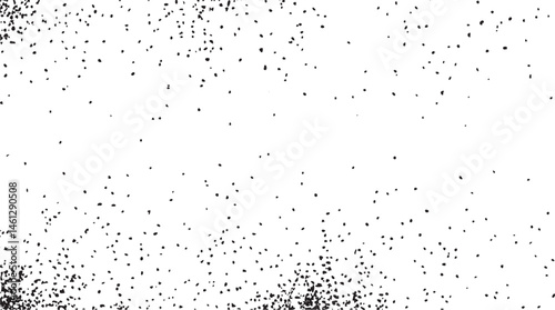 A vast expanse of scattered white dots against a black background.