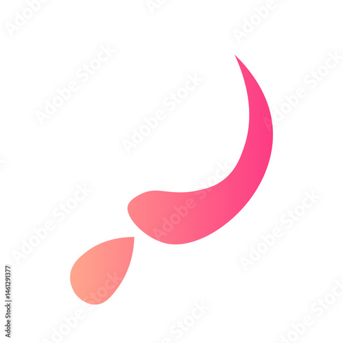 Sickle gradient icon