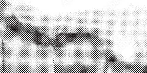 A close-up portrait reveals a pair of expressive eyes with intricate dot