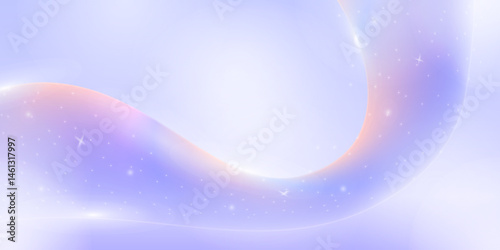 Soft cosmic waves blend pastel hues with starlight, creating a dreamy and serene galaxy swirl.