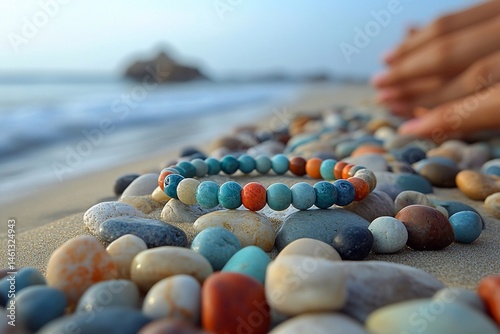 Beautiful feminine, elegant bracelet for the hand. Tenderness, restraint, neatness, minimalism.