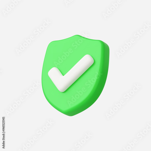 3d Realistic security protection vector illustration