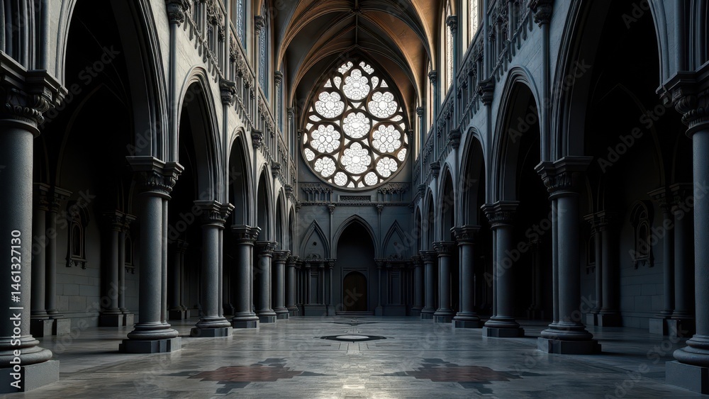 Obraz premium Gothic cathedral stone carving