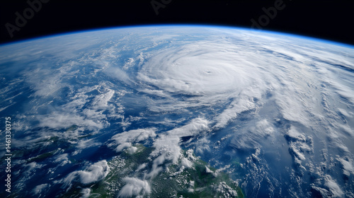 台風,ハリケーン,地球, 世界, 空, 空間, 惑星, 雲, 海, 青, 海, 自然