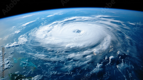 台風,ハリケーン,地球, 世界, 空, 空間, 惑星, 雲, 海, 青, 海, 自然